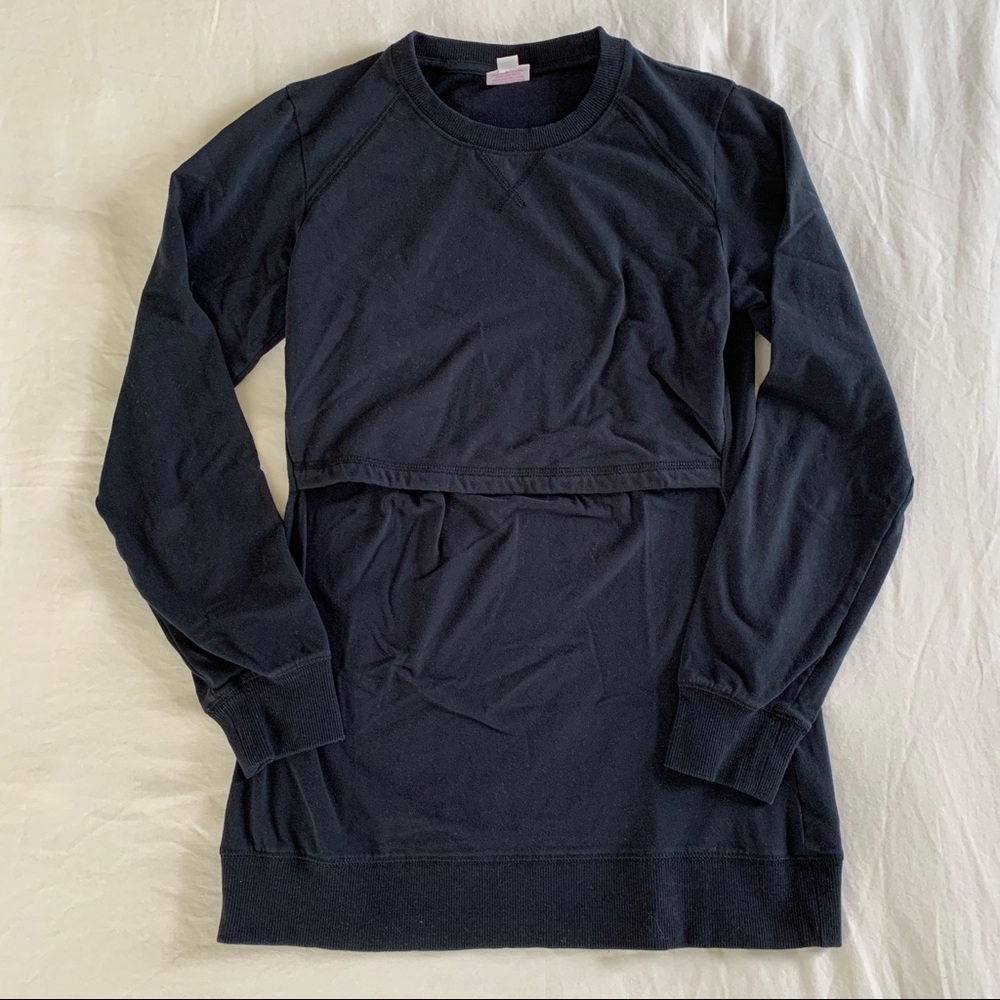 Boob maternity nursing sweatshirt, small, new